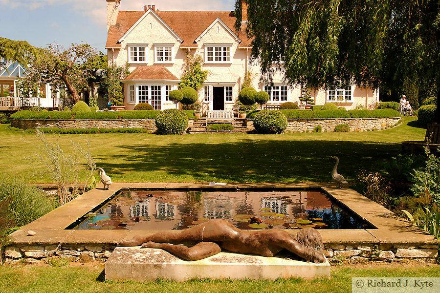 Pond, Garden 28: "The Lenches", Eckington Open Gardens and Flower Festival 2022 