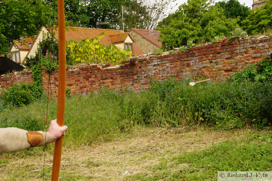 Archery Demonstration, Evesham Medieval Market 2022