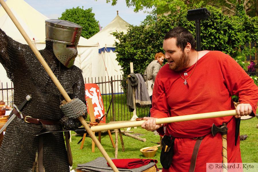 Weapons Demonstration, Evesham Medieval Market 2022