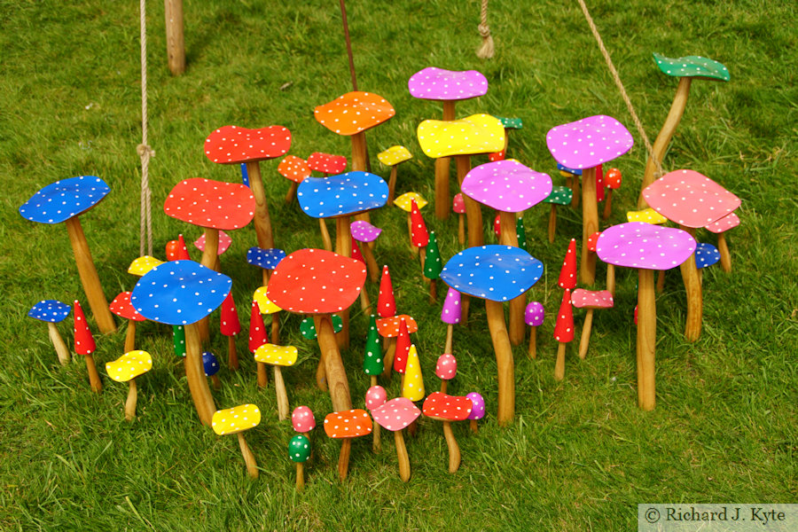 Ornamental Mushrooms, Evesham Medieval Market 2022