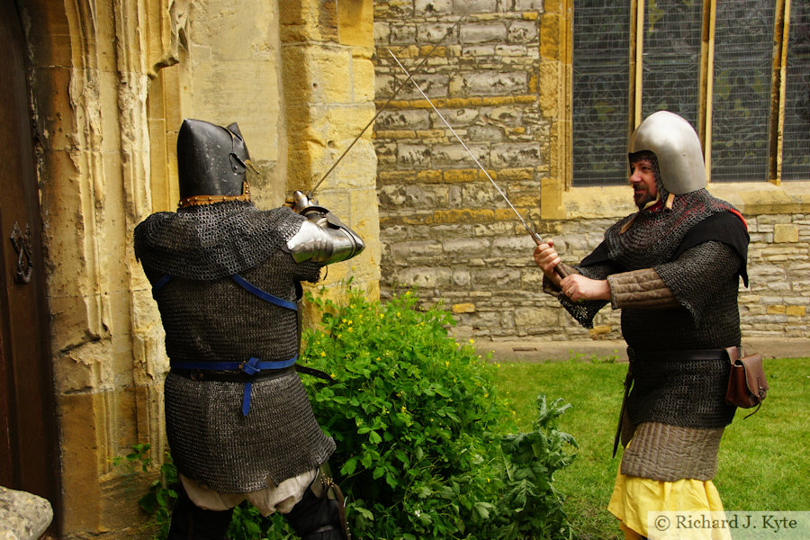 Swordfight, Evesham Medieval Market 2022