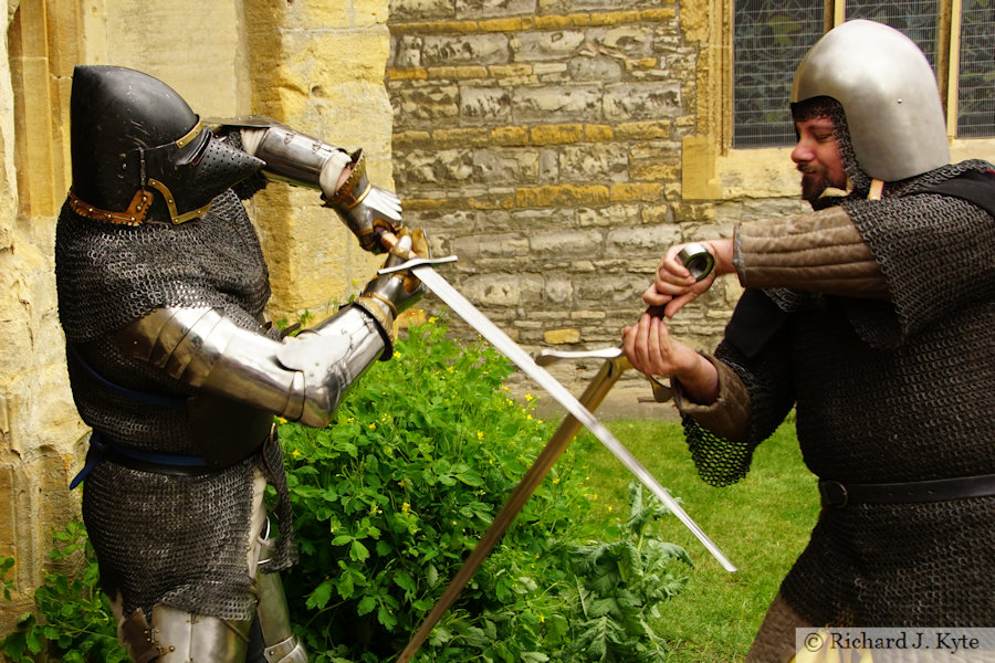 Swordfight, Evesham Medieval Market 2022