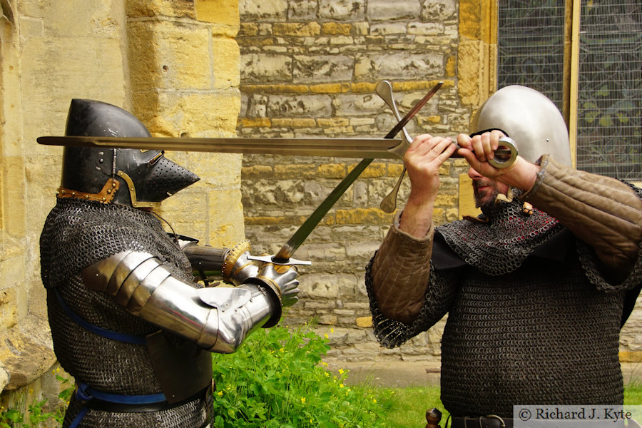 Swordfight, Evesham Medieval Market 2022