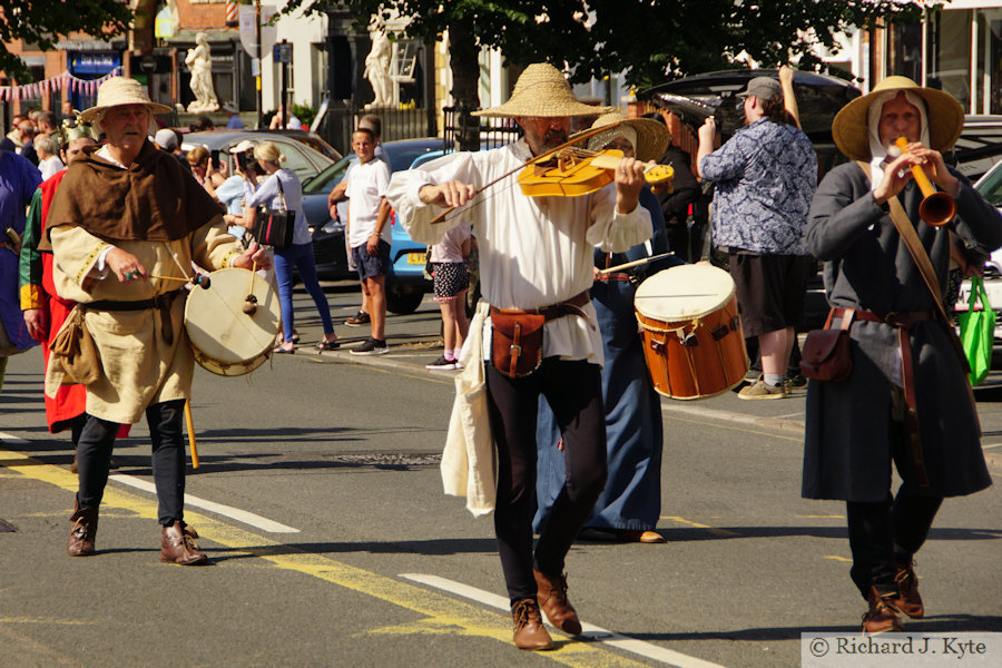 Musicians, Parade, Battle of Evesham Re-enactment 2022