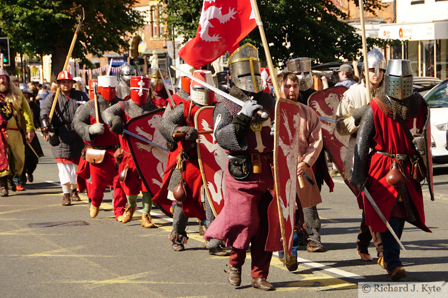 Parade, Battle of Evesham Re-enactment 2022