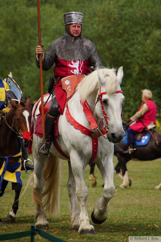 "Simon de Montfort", Cavalry Display, Battle of Evesham Re-enactment 2022