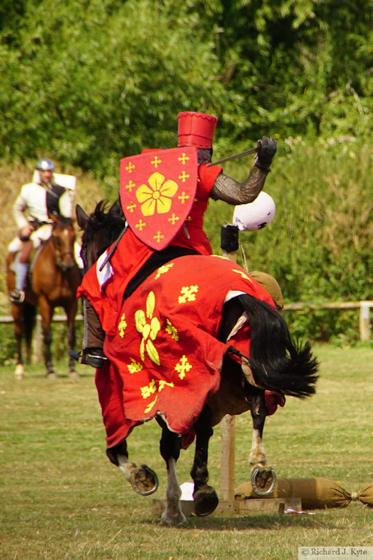 "Gilbert de Umfraville", Cavalry Display, Battle of Evesham Re-enactment 2022