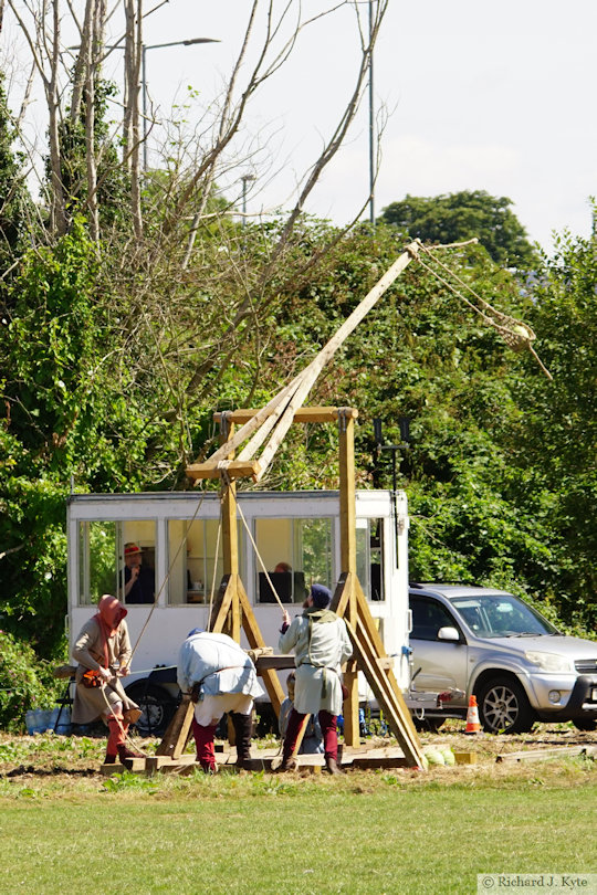 Perrier Siege Engine, Battle of Evesham Re-enactment 2022