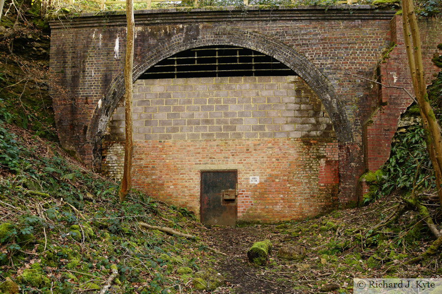 The North Portal of the former Midland and South Western Railway's Chedworth Tunnel, Gloucestershire