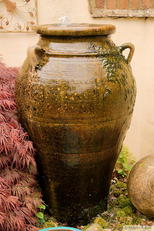 Urn Fountain, Garden 4: "Cropthorne Court", Cropthorne Walkabout 2024
