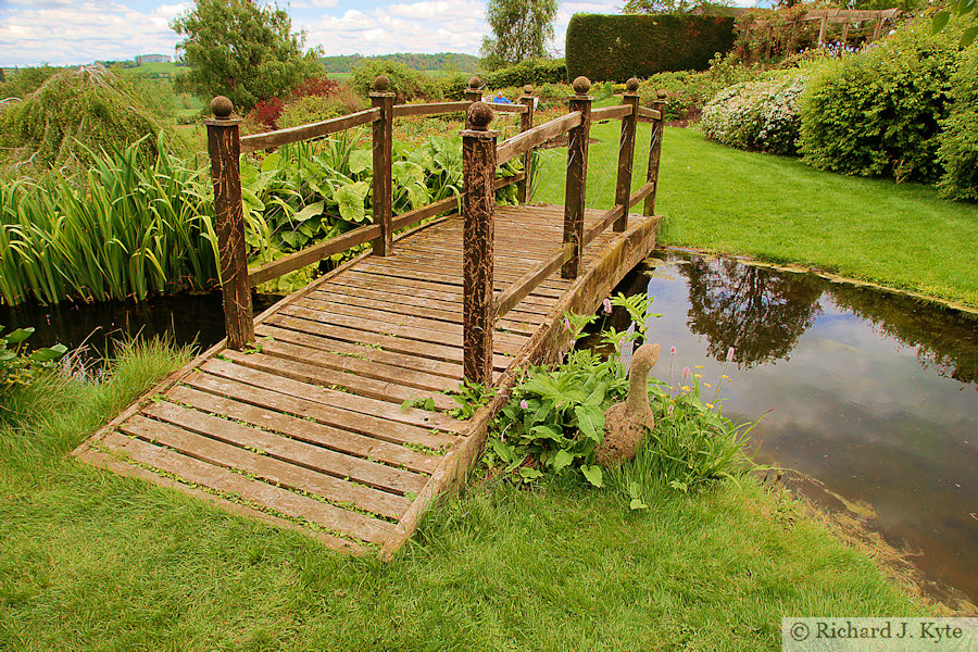 Bridge, Garden 4: "Cropthorne Court", Cropthorne Walkabout 2024