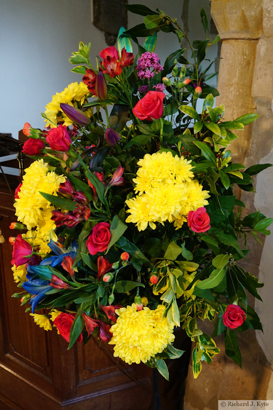 Flower Arrangement, St Michael's Church, Cropthorne Walkabout 2024
