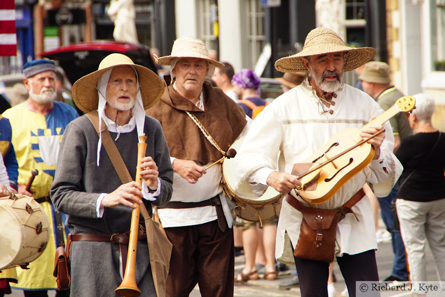 Musicians, Parade, Battle of Evesham Re-enactment 2024