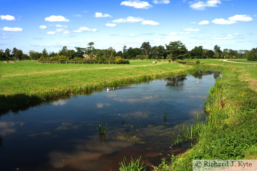 The River Croome, looking north, Croome Park, Worcestershire