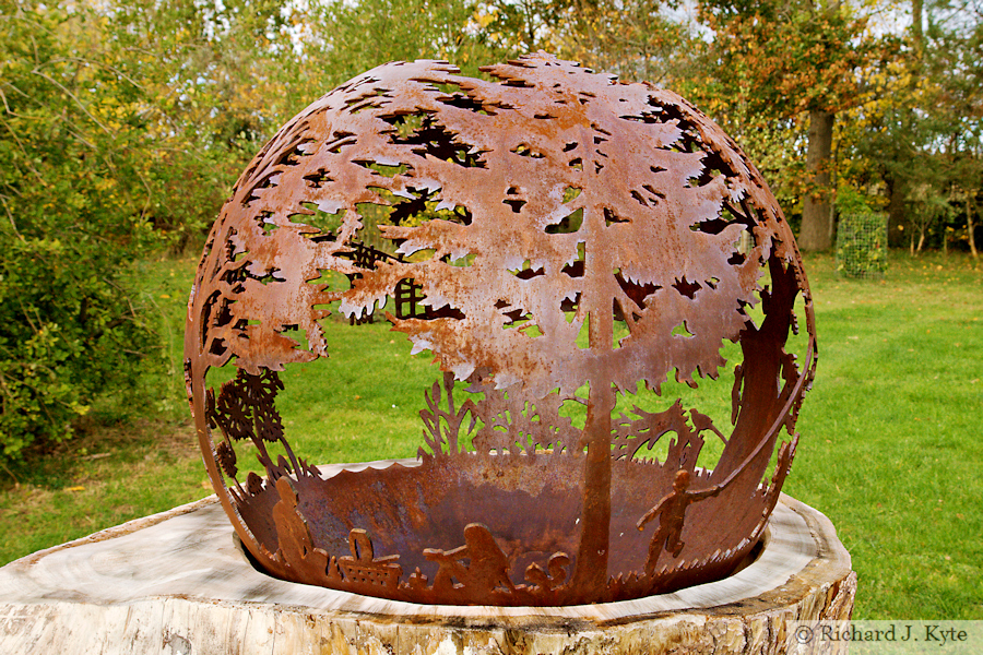 "Autumn" Sculpture, The Evergreen Shrubbery, Croome Park, Worcestershire