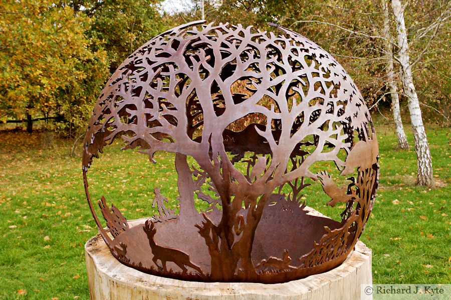 "Autumn" Sculpture, The Evergreen Shrubbery, Croome Park, Worcestershire