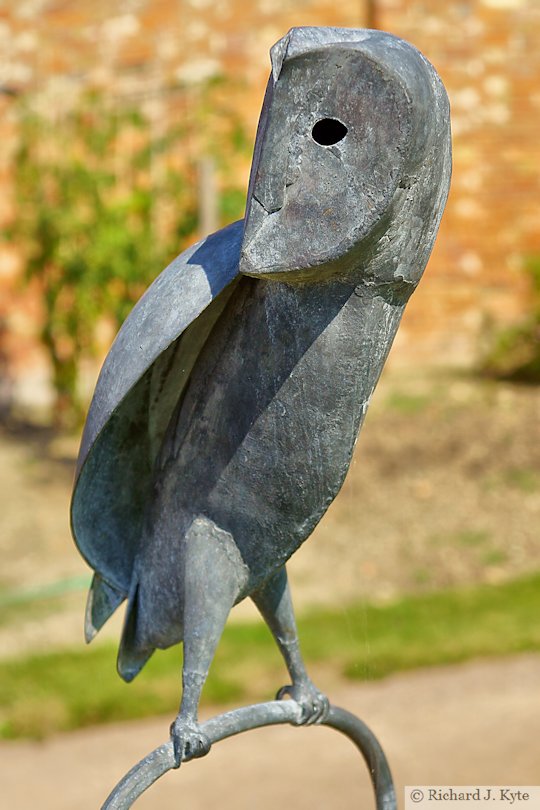 Barn Owl Sculpture, Walled Garden, Croome Park, Worcestershire