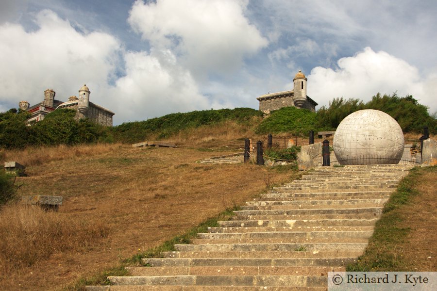 Durlston Globe and Castle, Isle of Purbeck, Dorset Durlston Globe and Castle, Isle of Purbeck, Dorset