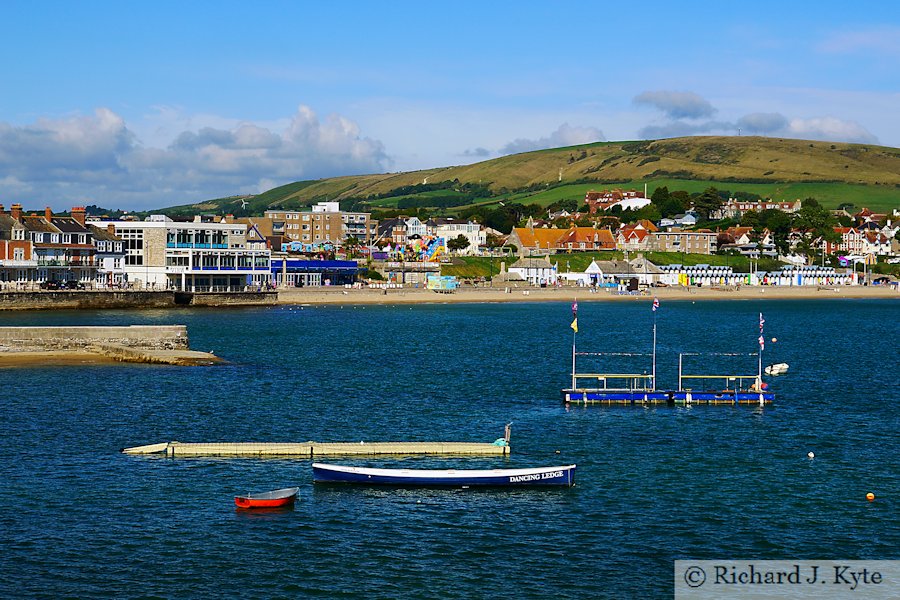 Swanage Seafront, looking west, Isle of Purbeck, Dorset Swanage Seafront, looking west, Isle of Purbeck, Dorset