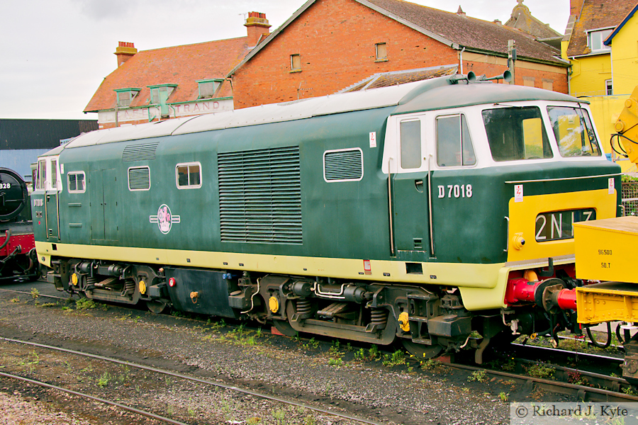 Class 35 Diesel Hydraulic no. D7017 at Minehead, West Somerset Railway