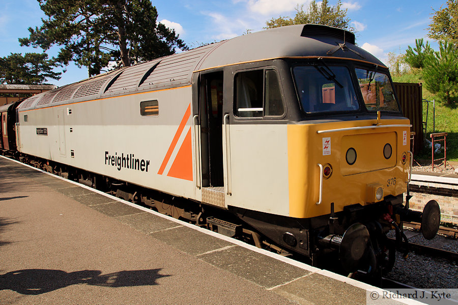 Class 47 Diesel no. 47376 "Freightliner 1995" at Toddington, Gloucestershire Warwickshire Railway