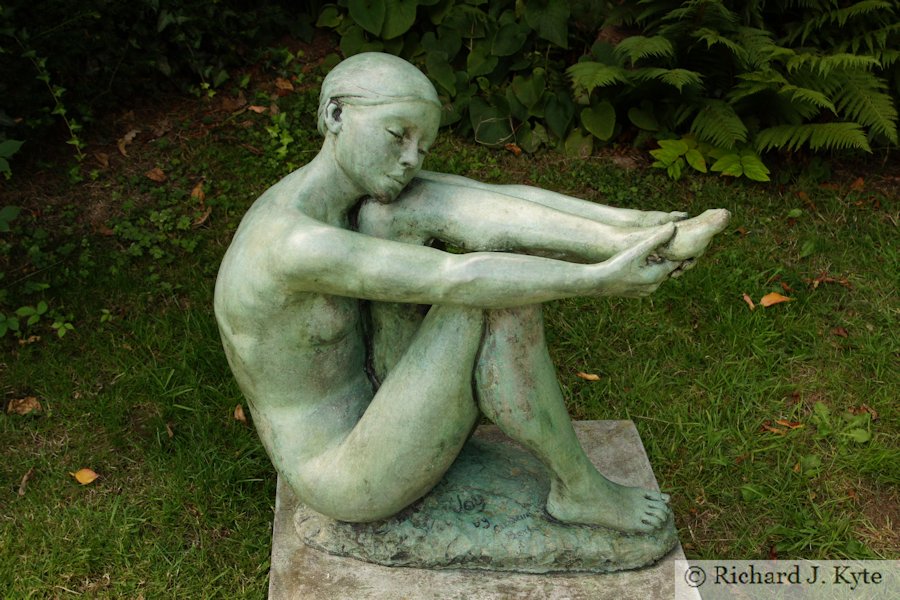 Statue, The Long Walk, Hidcote Manor Garden, Gloucestershire