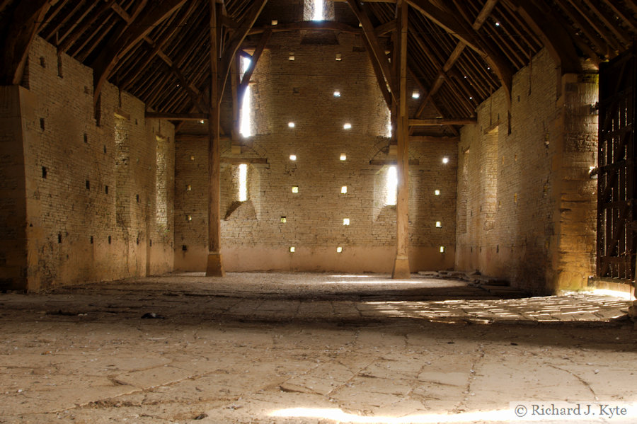 Middle Littleton Tithe Barn Interior, Worcestershire