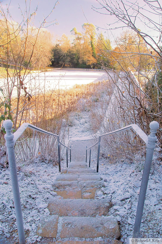 Steps, West Garden, Upton House, Warwickshire