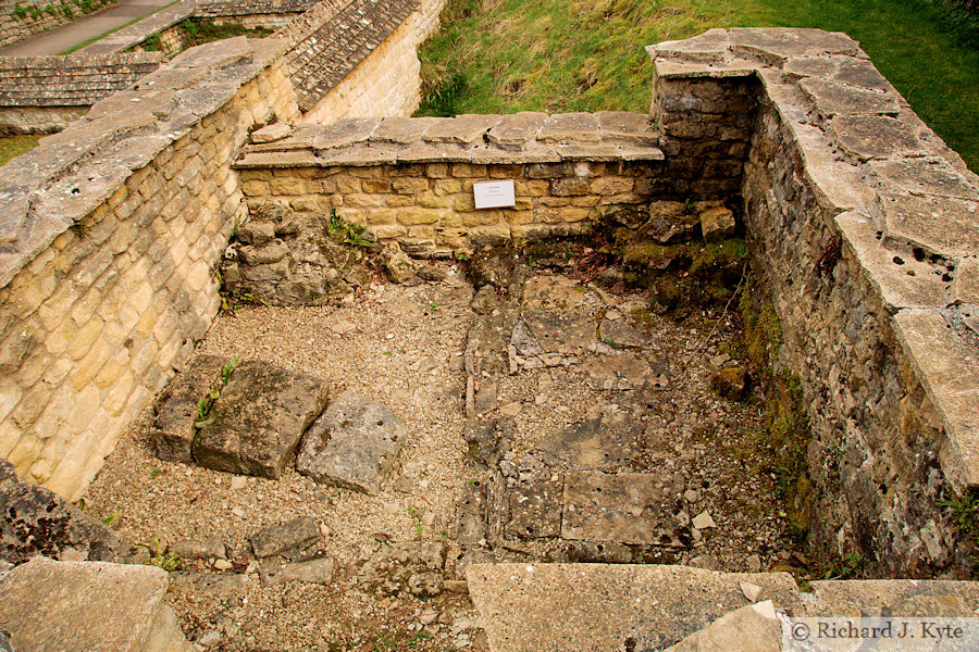 Latrine, Chedworth Roman Villa, Gloucestershire