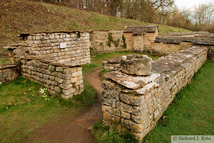 Lobby, North Range, Chedworth Roman Villa
