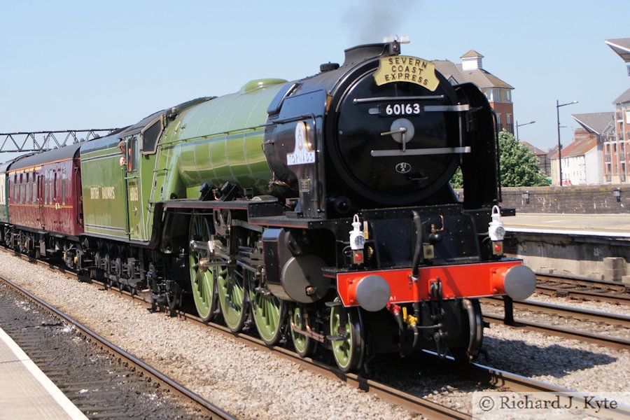 LNER A1 Class no. 60163 Tornado at Cardiff Central