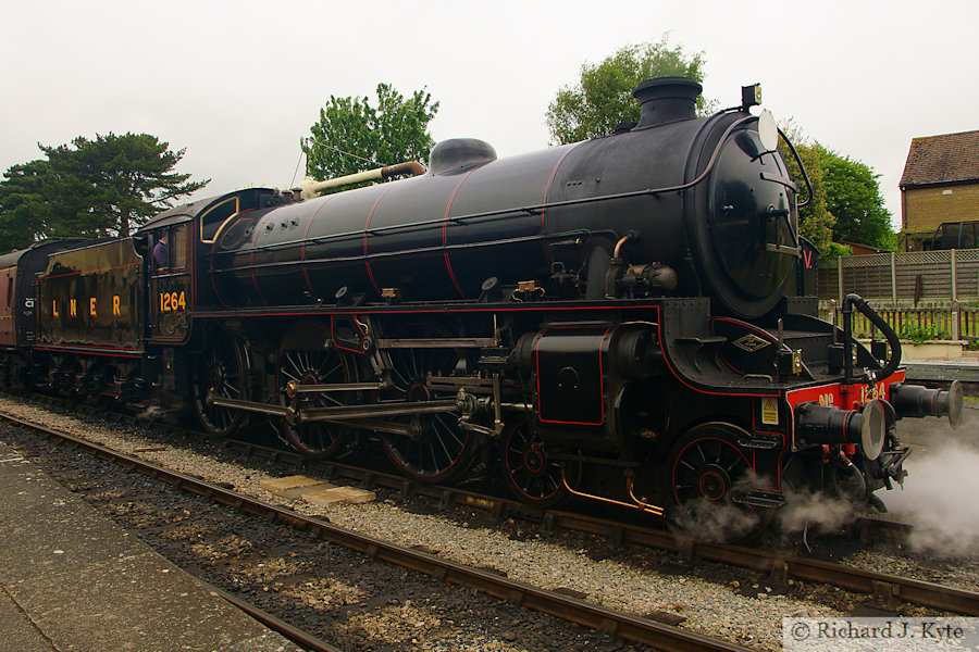 LNER B1 Class no. 1264 at Winchcombe, Gloucestershire Warwickshire Railway