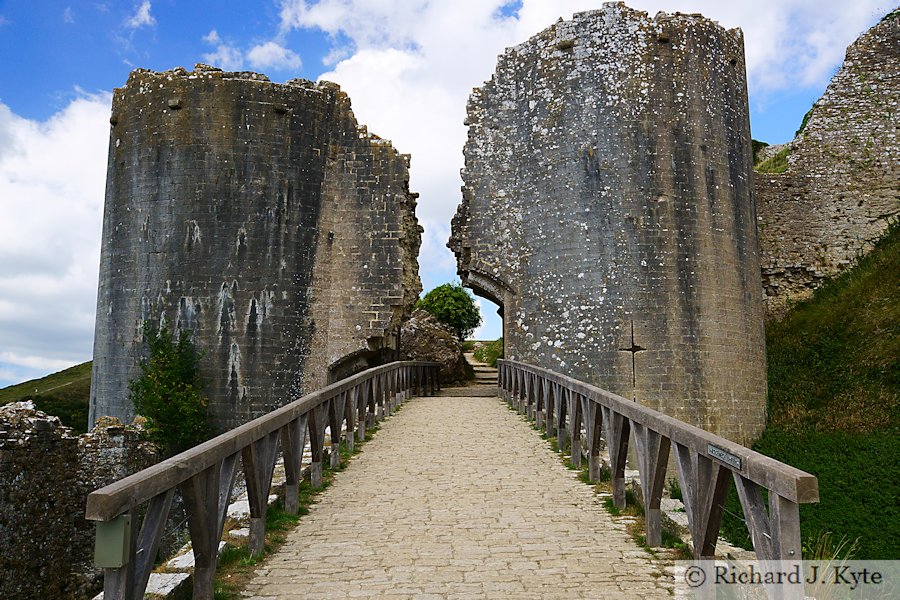 Southwest Gatehouse,Corfe Castle, Isle of Purbeck, Dorset