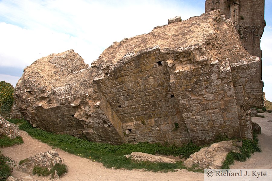 Wall, Corfe Castle, Isle of Purbeck, Dorset
