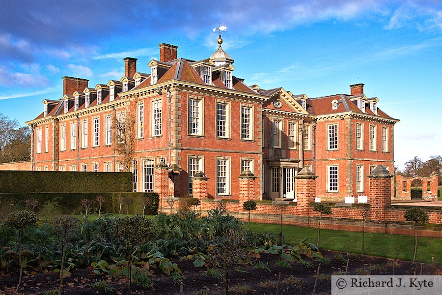 Hanbury Hall, Worcestershire, seen from the southwest