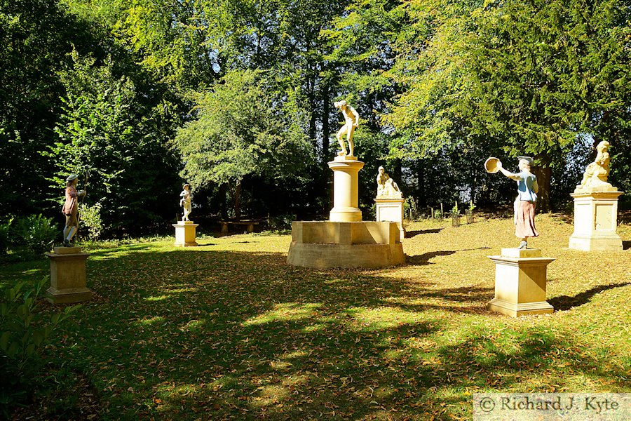 "Circle of the Dancing Fawn", Stowe Landscape Gardens, Buckinghamshire