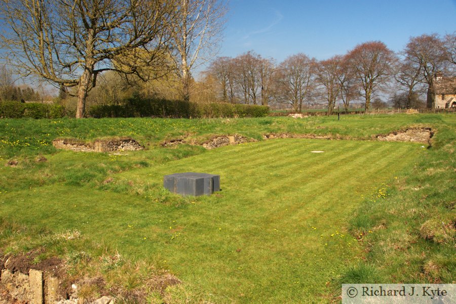 The West Range of the abbey, Hailes Abbey, Gloucestershire
