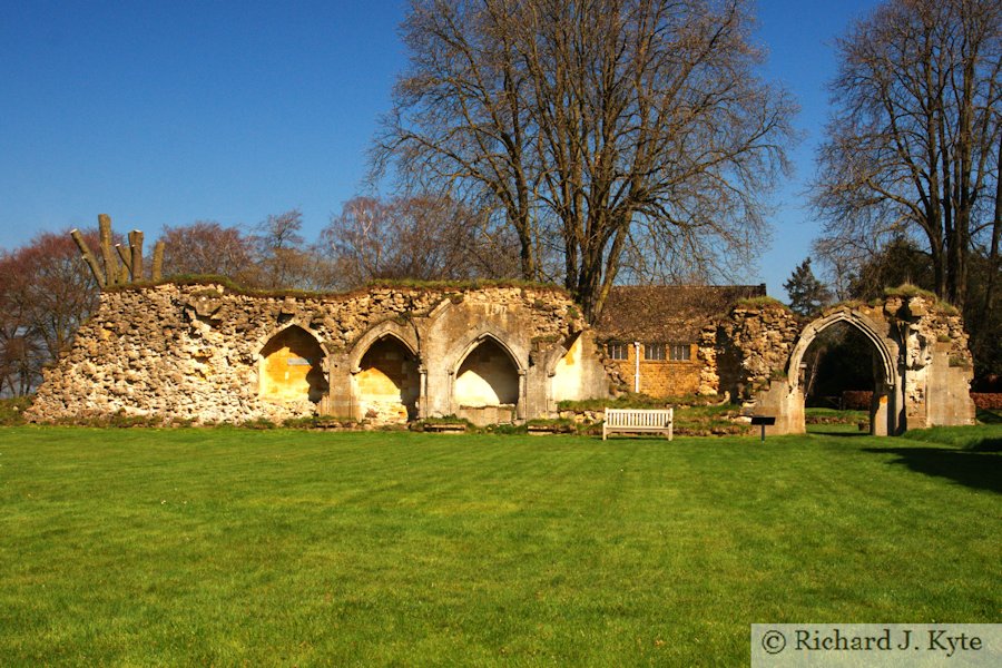 The North Cloister Wall, Hailes Abbey, Gloucestershire