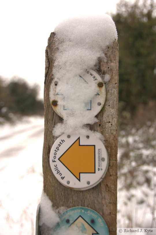 Signpost, Hampton, Evesham, Worcestershire
