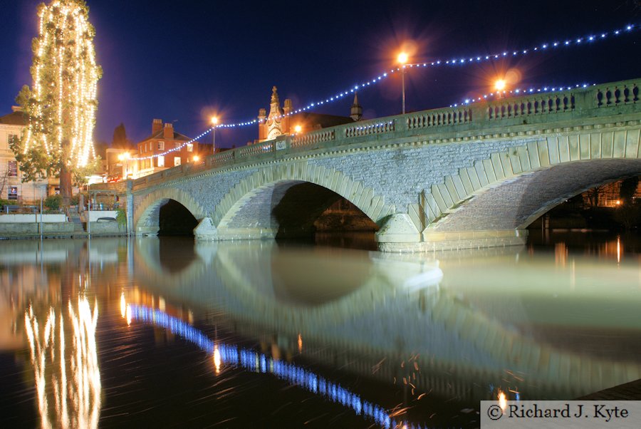 Workman Bridge at Night, Evesham, Worcestershire