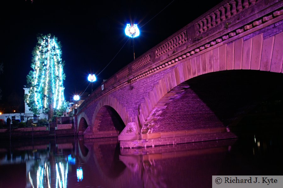 Workman Bridge at Night, Evesham, Worcestershire