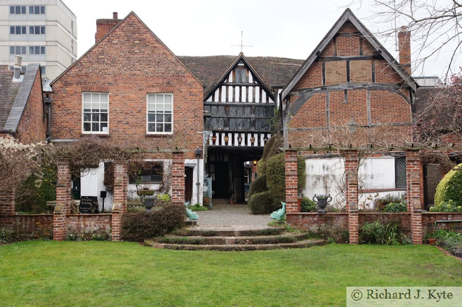 The rear end of the house, The Greyfriars, Worcester