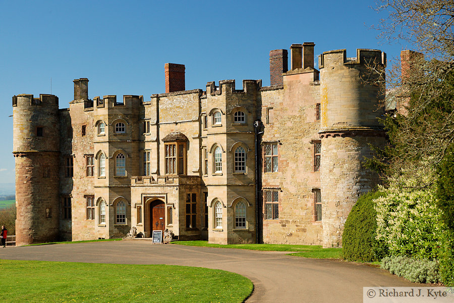 The East Front of Croft Castle, seen from the approach drive, Herefordshire