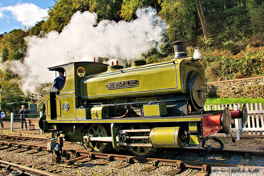 Andrew Barclay 0-4-0T "Rosyth No.1" at Norchard, Dean Forest Railway "Royal Forest of Steam" Gala 2023