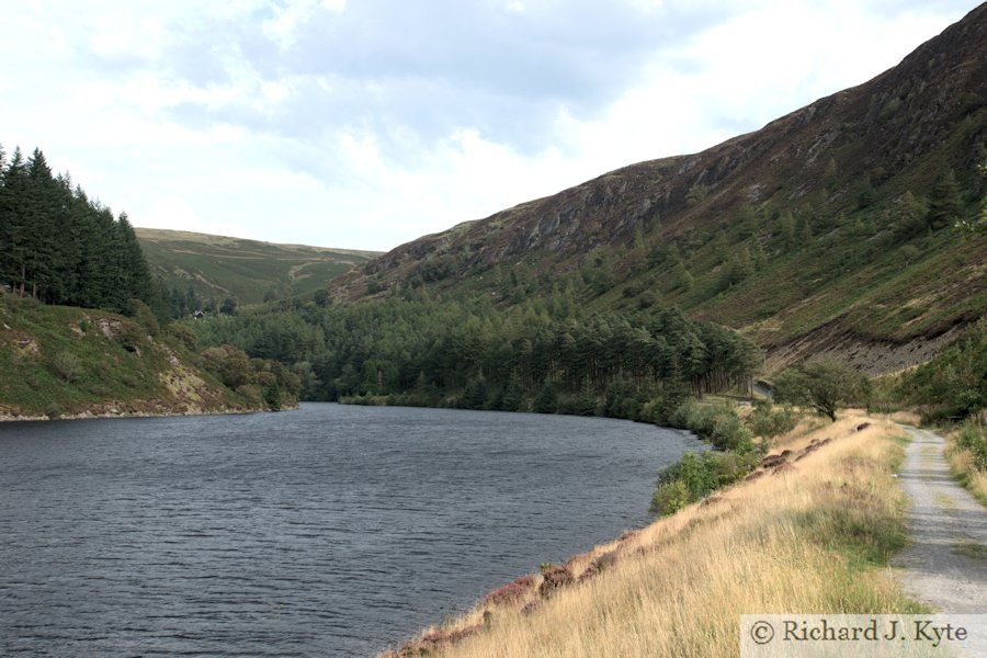Looking up Garreg-ddu Reservoir, The Elan Valley, Powys, Wales