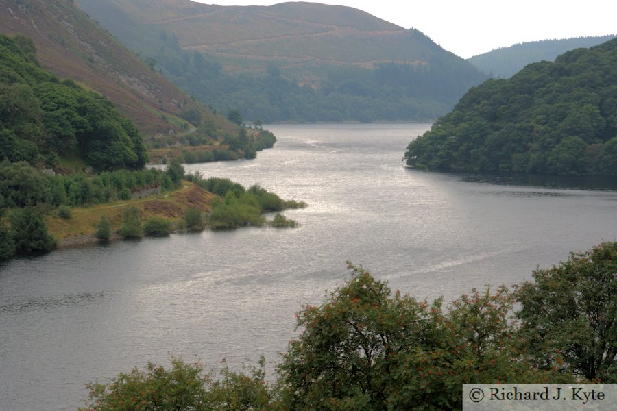Looking up Garreg-ddu Reservoir, The Elan Valley, Powys, Wales
