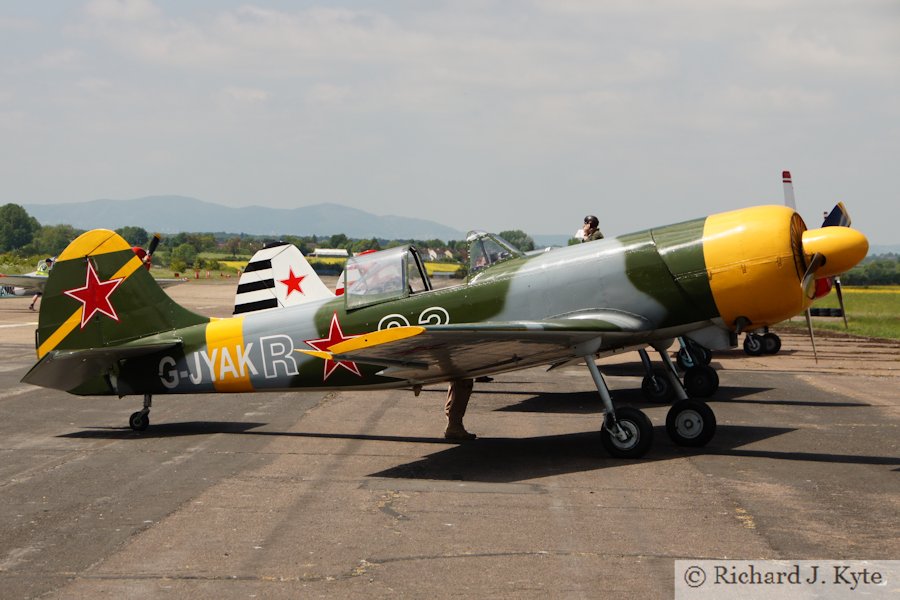 Yakovlev YAK-50 (G-JYAK), Throckmorton Air Show 2013