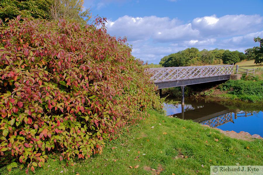 Bridge over the River Arrow, Coughton Court, Warwickshire