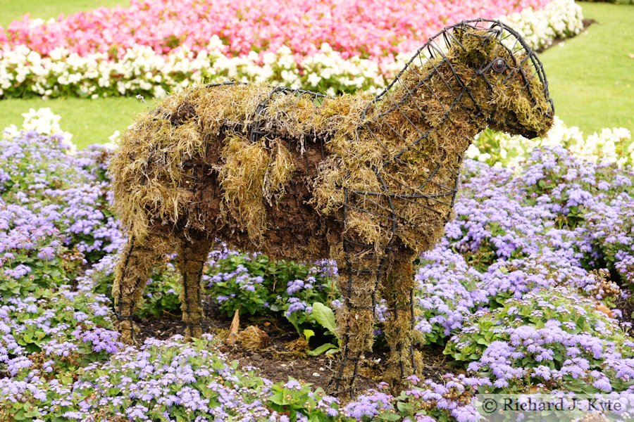 Sheep Sculpture, The Sunken Garden, Kingston Lacy, Dorset