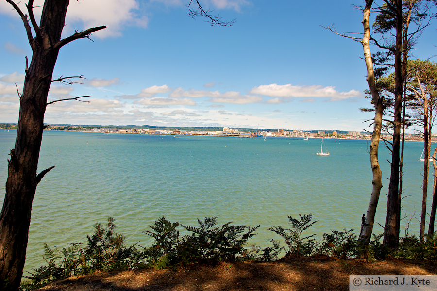 View across Poole Harbour, Brownsea Island, Dorset